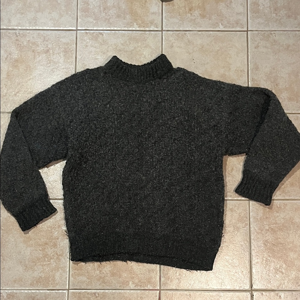 Men's Charcoal Crewneck Sweater